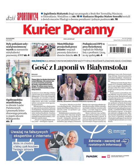 e-prasa: Kurier Poranny – e-wydanie – 237/2025