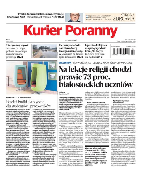 e-prasa: Kurier Poranny – e-wydanie – 239/2025