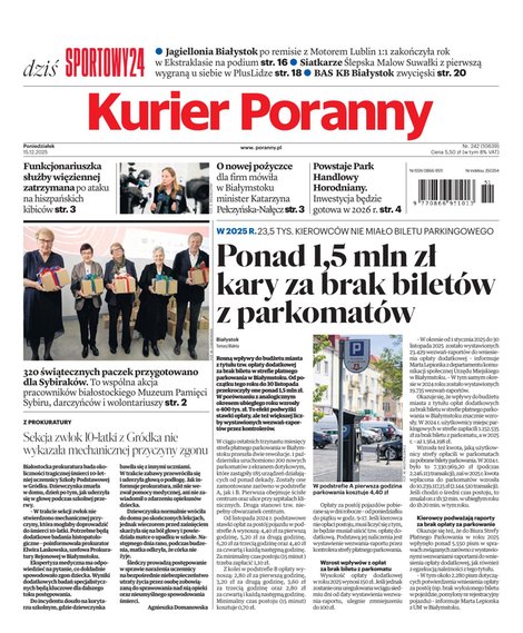 e-prasa: Kurier Poranny – e-wydanie – 242/2025
