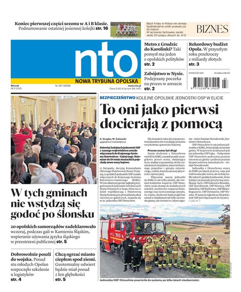 e-prasa: Nowa Trybuna Opolska – e-wydanie – 267/2025