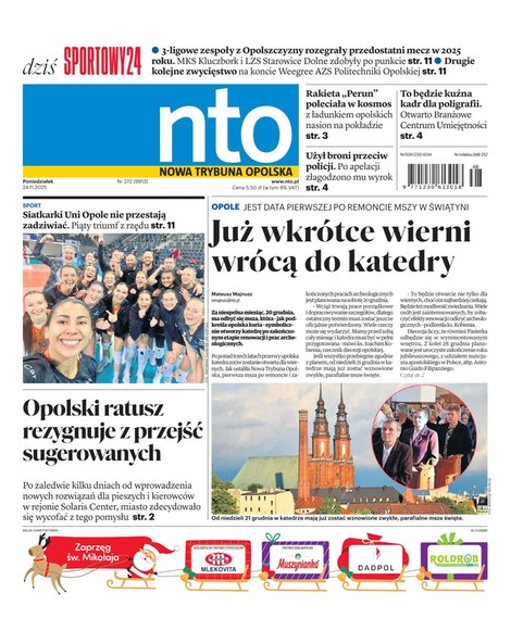 e-prasa: Nowa Trybuna Opolska – e-wydanie – 272/2025
