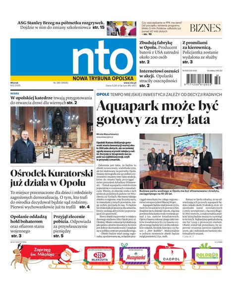 e-prasa: Nowa Trybuna Opolska – e-wydanie – 285/2025