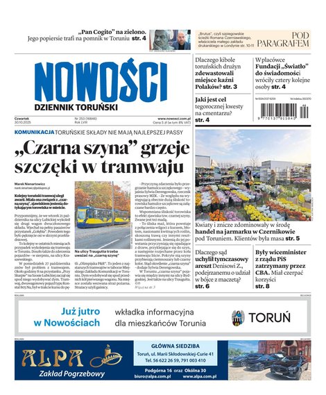 e-prasa: Nowości Dziennik Toruński – e-wydanie – 253/2025