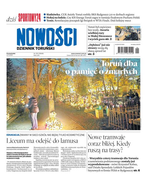 e-prasa: Nowości Dziennik Toruński – e-wydanie – 255/2025