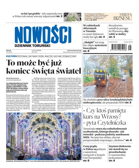 e-prasa: Nowości Dziennik Toruński – e-wydanie – 256/2025