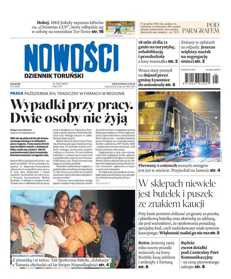 e-prasa: Nowości Dziennik Toruński – e-wydanie – 258/2025