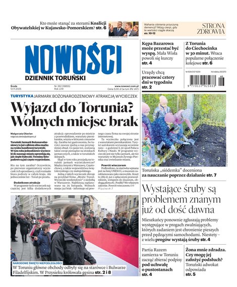 e-prasa: Nowości Dziennik Toruński – e-wydanie – 262/2025