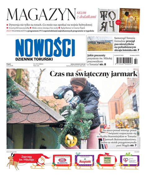 e-prasa: Nowości Dziennik Toruński – e-wydanie – 270/2025