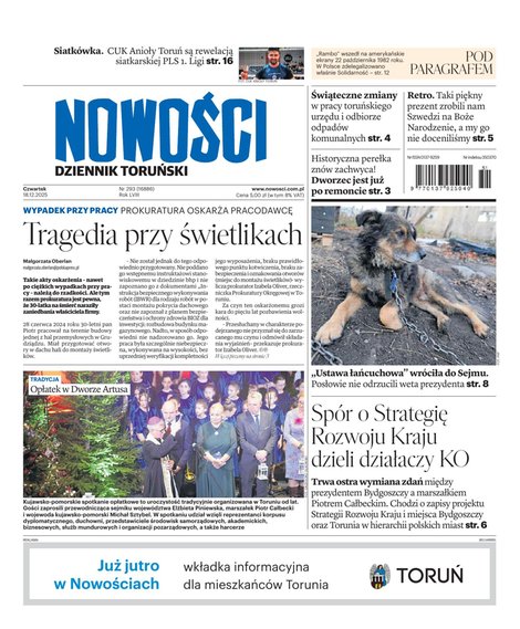 e-prasa: Nowości Dziennik Toruński – e-wydanie – 293/2025