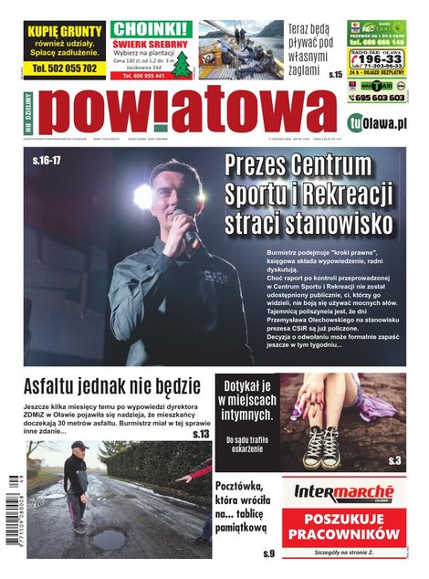 e-prasa: Gazeta Powiatowa - Wiadomości Oławskie – e-wydania – 49/2025