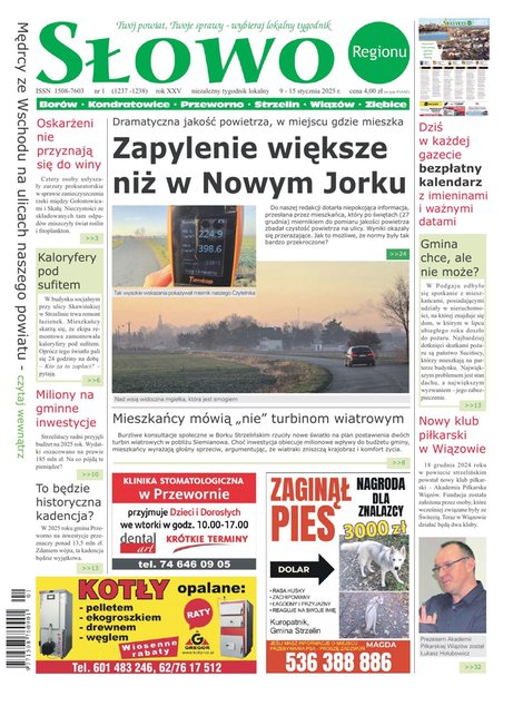 e-prasa: Słowo Regionu Strzelińskiego – e-wydawnia – 1/2025
