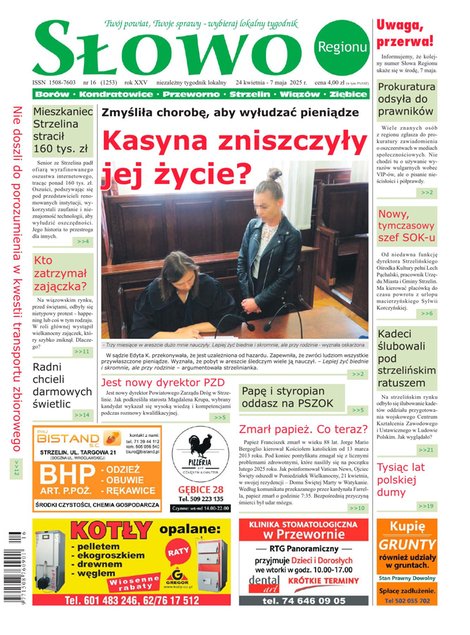 e-prasa: Słowo Regionu Strzelińskiego – e-wydawnia – 16/2025