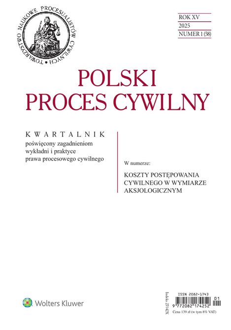 e-prasa: Polski Proces Cywilny – e-wydanie – 1/2025
