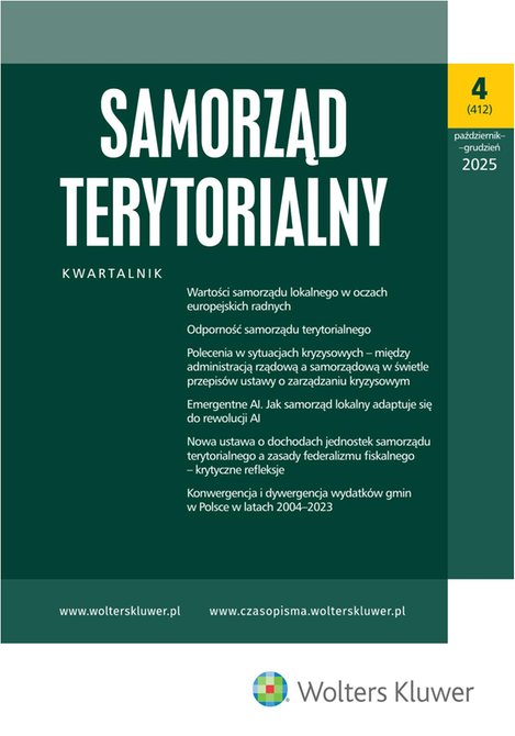 e-prasa: Samorząd Terytorialny – e-wydanie – 4/2025