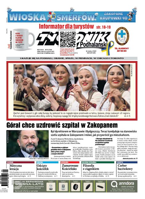 e-prasa: Tygodnik Podhalański – e-wydanie – 34/2025