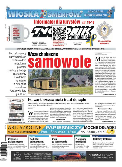 e-prasa: Tygodnik Podhalański – e-wydanie – 35/2025