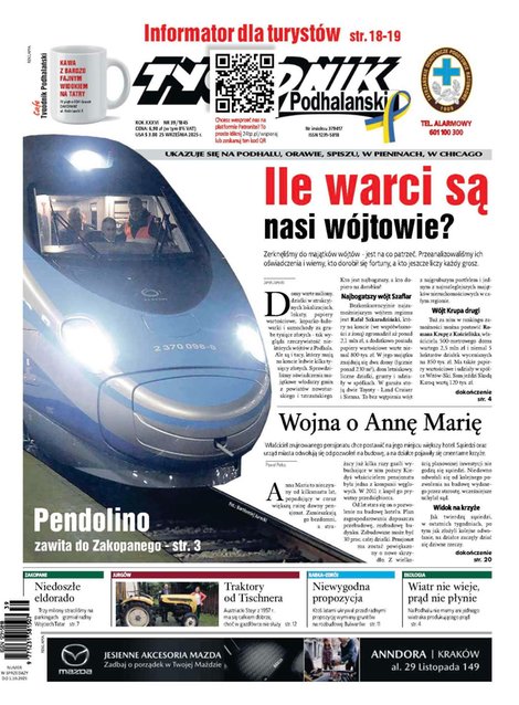 e-prasa: Tygodnik Podhalański – e-wydanie – 39/2025