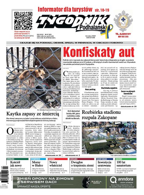 e-prasa: Tygodnik Podhalański – e-wydanie – 47/2025