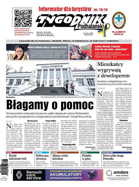 e-prasa: Tygodnik Podhalański – e-wydanie – 48/2025