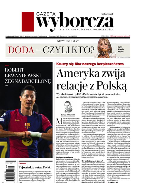 e-prasa: Gazeta Wyborcza - Rzeszów – e-wydanie – 114/2026