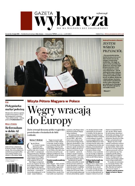 e-prasa: Gazeta Wyborcza - Rzeszów – e-wydanie – 117/2026