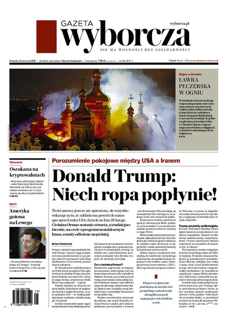 e-prasa: Gazeta Wyborcza - Warszawa – e-wydanie – 138/2026
