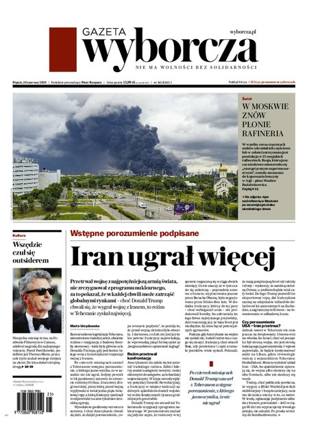 e-prasa: Gazeta Wyborcza - Warszawa – e-wydanie – 141/2026