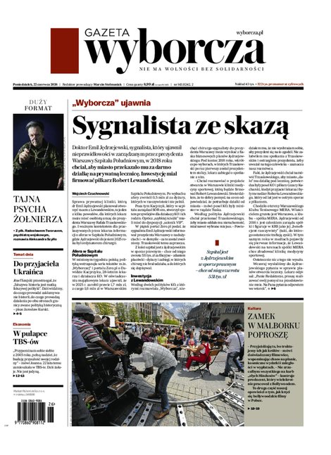 e-prasa: Gazeta Wyborcza - Warszawa – e-wydanie – 143/2026