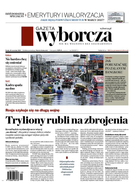 e-prasa: Gazeta Wyborcza - Łódź – e-wydanie – 228/2026