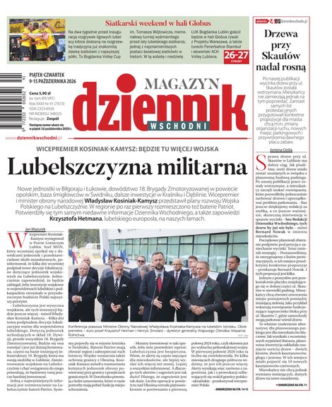 e-prasa: Dziennik Wschodni – e-wydanie – 41/2026