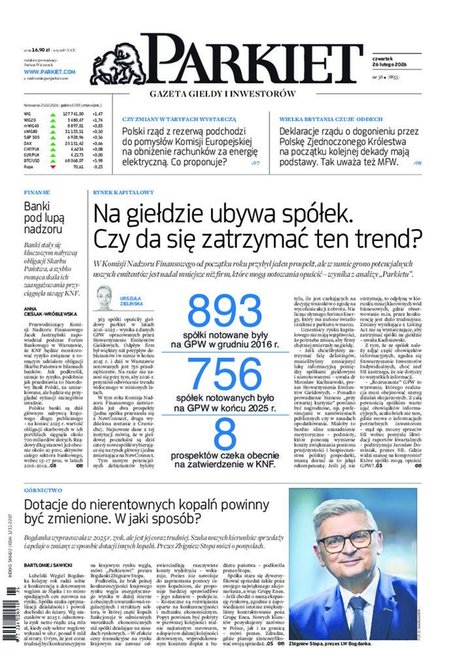 e-prasa: Parkiet – e-wydanie – 38/2026