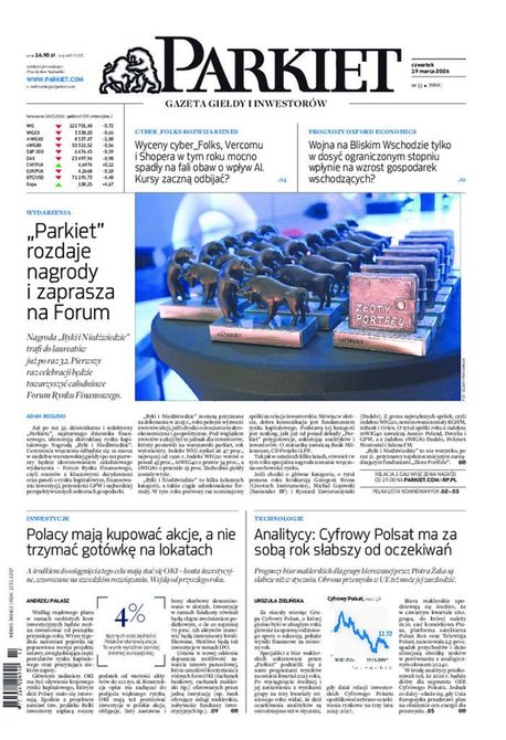e-prasa: Parkiet – e-wydanie – 53/2026