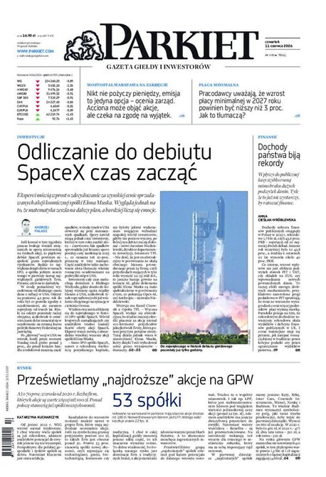 e-prasa: Parkiet – e-wydanie – 109/2026