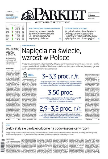 e-prasa: Parkiet – e-wydanie – 133/2026