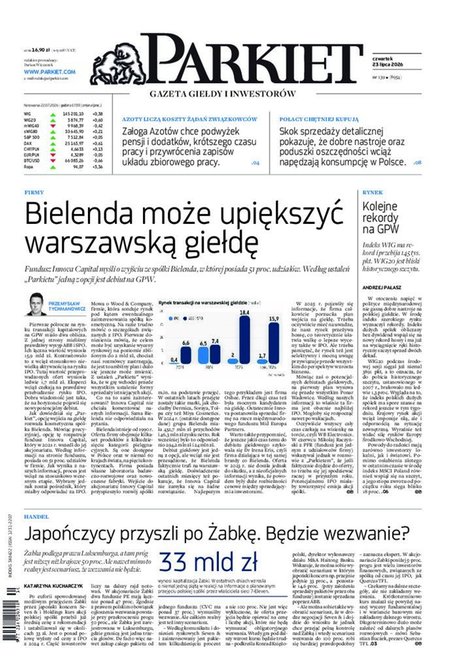 e-prasa: Parkiet – e-wydanie – 139/2026