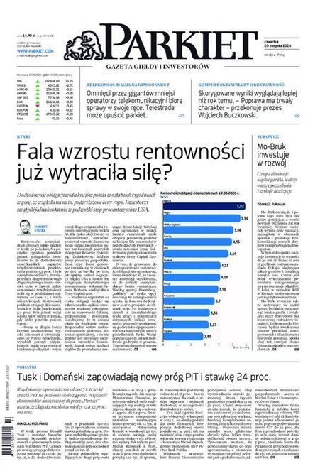 e-prasa: Parkiet – e-wydanie – 159/2026