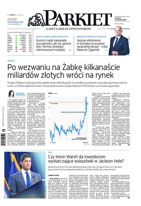 e-prasa: Parkiet – e-wydanie – 164/2026