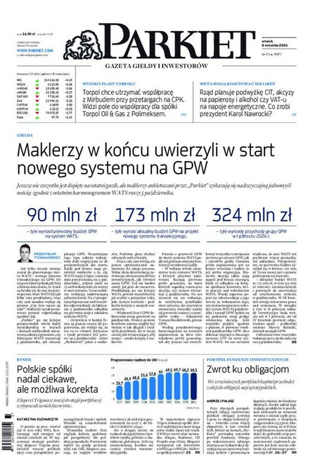e-prasa: Parkiet – e-wydanie – 172/2026