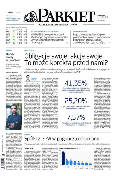 e-prasa: Parkiet – e-wydanie – 176/2026