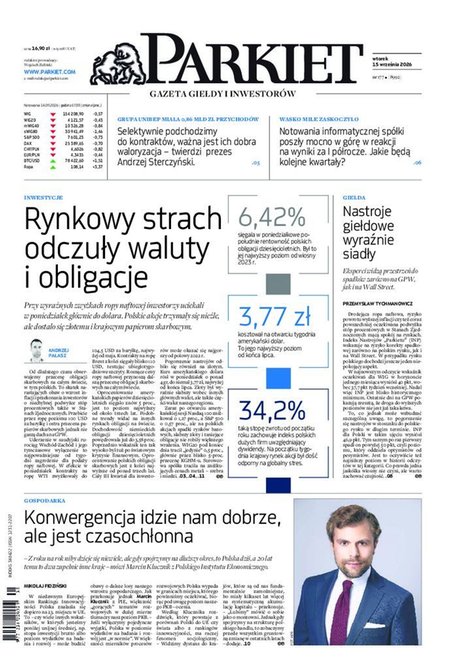 e-prasa: Parkiet – e-wydanie – 177/2026