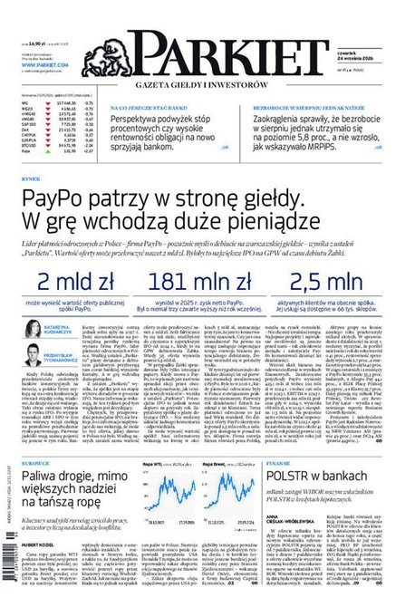 e-prasa: Parkiet – e-wydanie – 184/2026