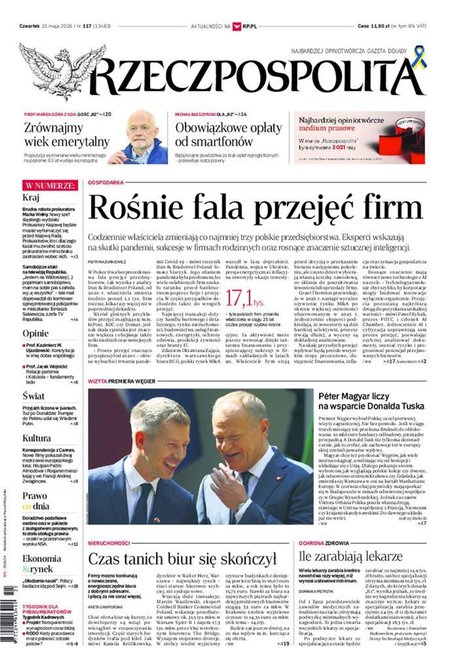 e-prasa: Rzeczpospolita – e-wydanie – 117/2026