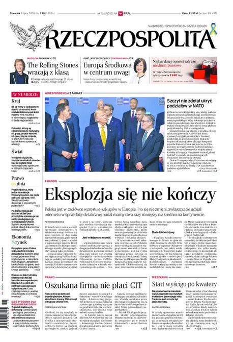 e-prasa: Rzeczpospolita – e-wydanie – 158/2026
