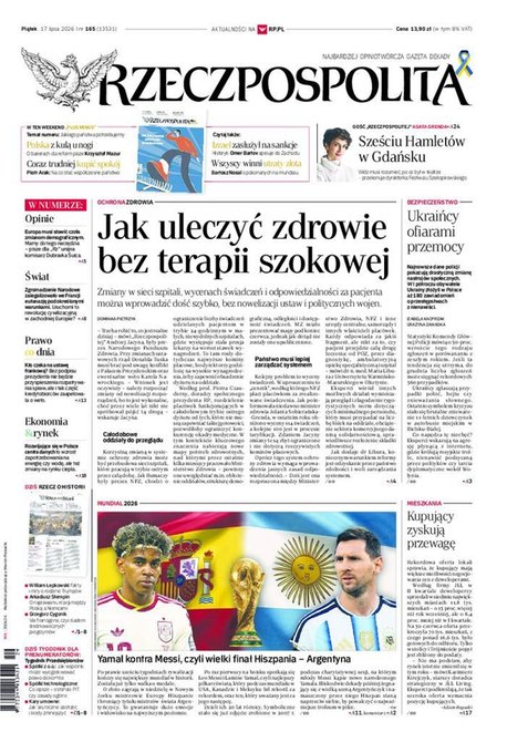 e-prasa: Rzeczpospolita – e-wydanie – 165/2026