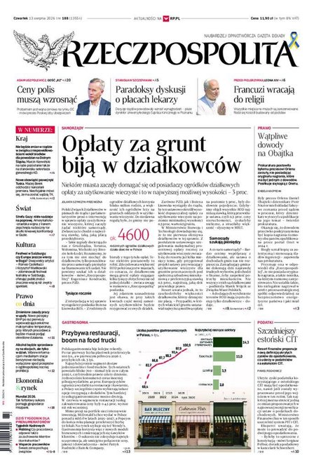 e-prasa: Rzeczpospolita – e-wydanie – 188/2026