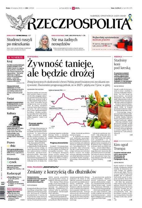 e-prasa: Rzeczpospolita – e-wydanie – 192/2026