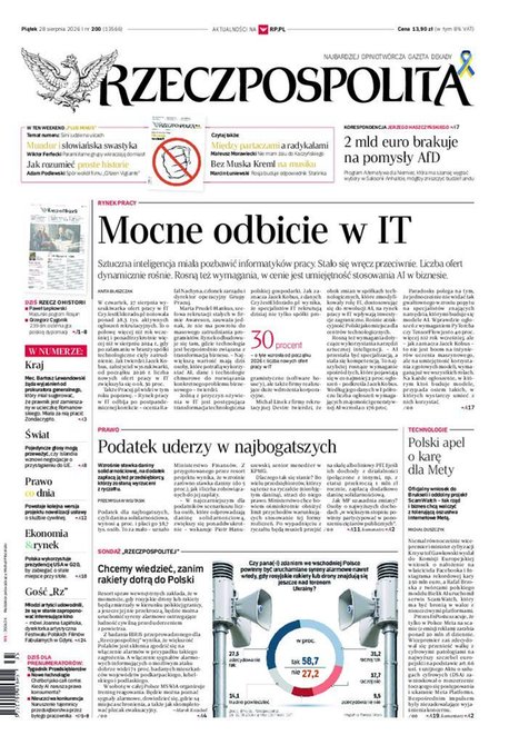 e-prasa: Rzeczpospolita – e-wydanie – 200/2026