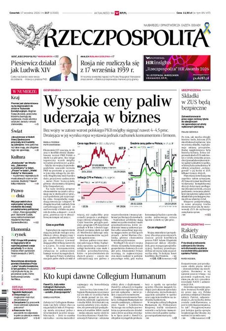 e-prasa: Rzeczpospolita – e-wydanie – 217/2026
