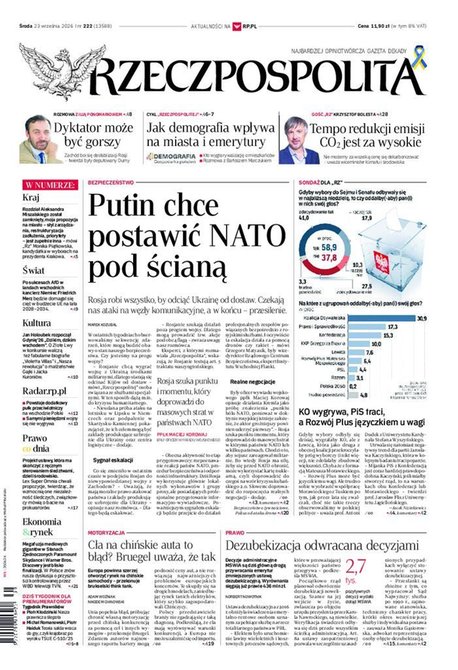 e-prasa: Rzeczpospolita – e-wydanie – 222/2026
