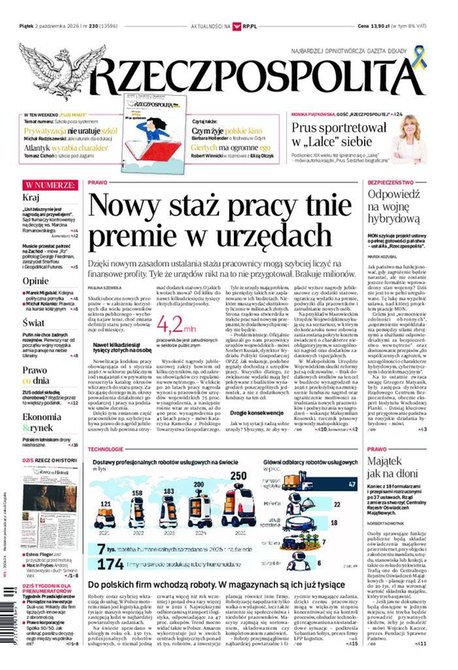 e-prasa: Rzeczpospolita – e-wydanie – 230/2026
